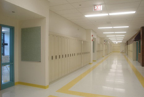 Collins High School - hallway